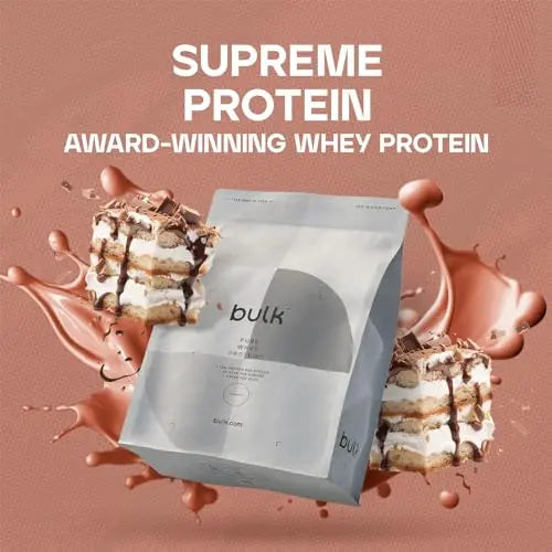 Bulk Pure Whey Protein Powder Shake, Tiramisu, 1 kg, Packaging May Vary Bulk Au supplements