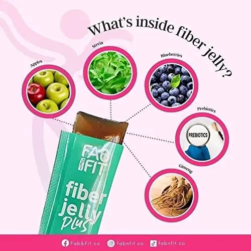 Fab and Fit Fiber Jelly Plus Melon, 10 Sachets Fab Fit Au supplements
