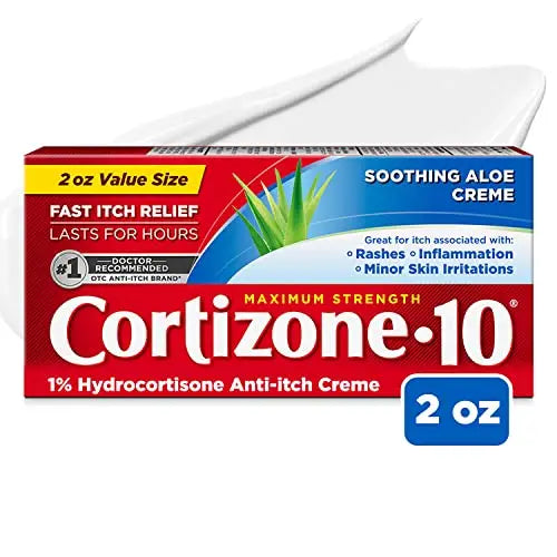 Cortizone 10 Maximum Strength Anti-Itch Cream with Soothing Aloe, 1% Hyd Cortizone 10 Au supplements