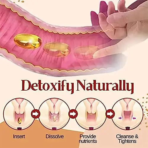 FemiPure Anti-Itch Detox Slimming Capsule Suppository,AnnieCare Instant Anti-Itch Detox tsoneoo Au supplements