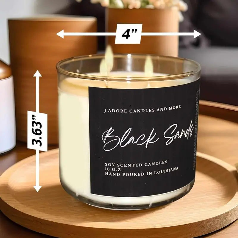 100% Soy Candles Clearance (16 Oz) - Hand Poured Scented with Essential Oil, Aromatherapy Candles Krewe Home Interiors Au supplements