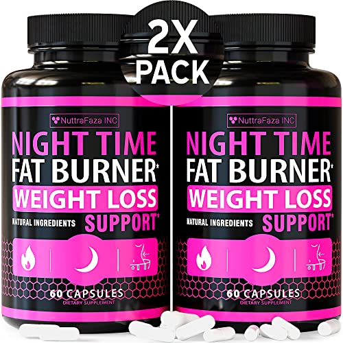 (2 Pack) Night Time Weight Loss Pills for Women Belly Fat Burner for Women NuttraFaza INC Au supplements