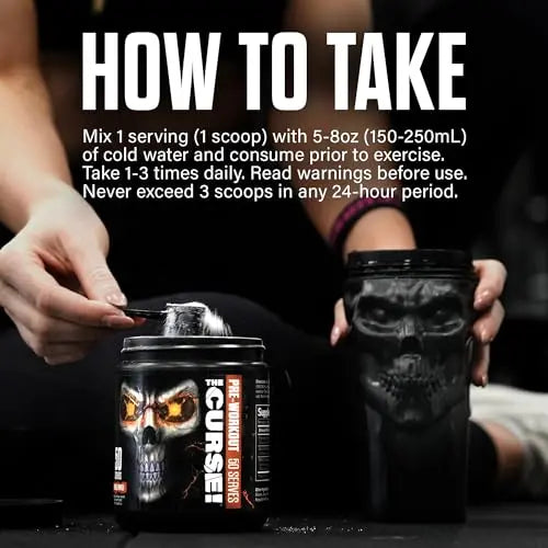JNX SPORTS The Curse! Pre Workout Powder - Blue Raspberry 50 Servings | Preworkout JNX SPORTS Au supplements