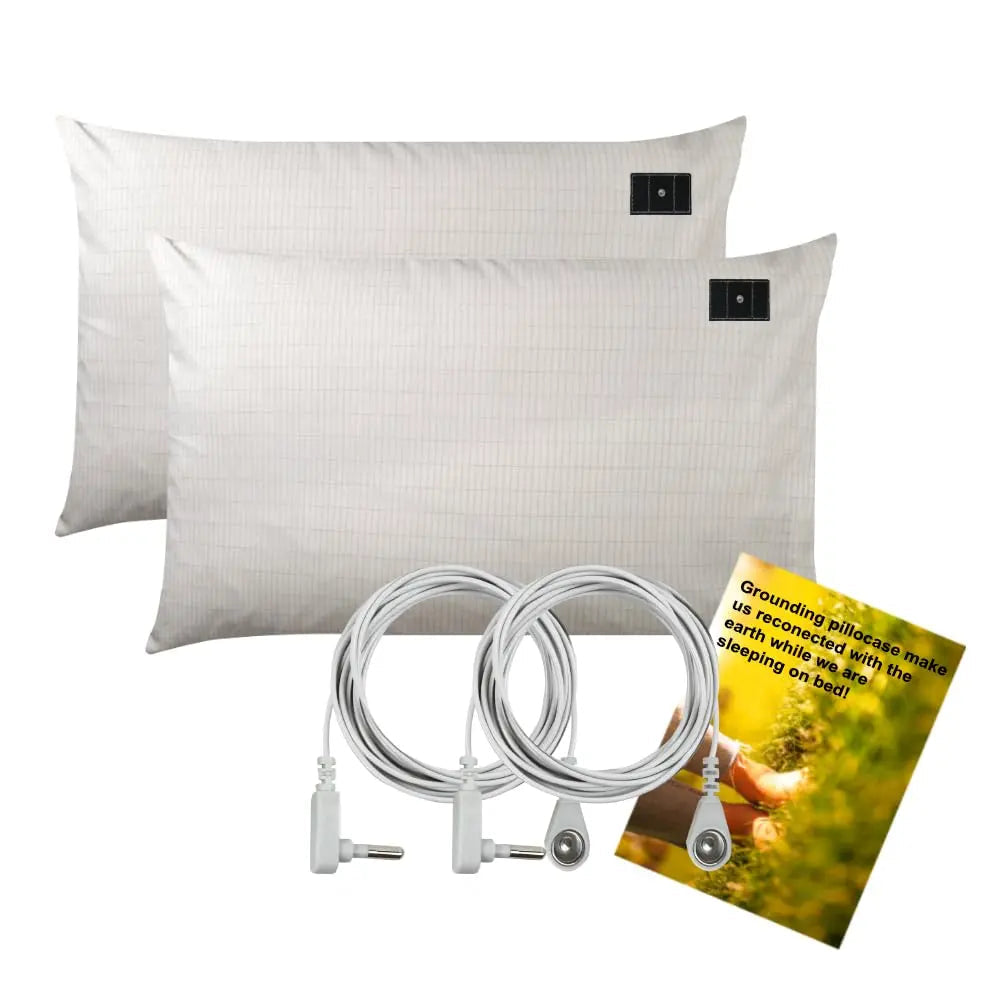 ibowee Grounding Piowcase 2 Pack, Conductive Pillowcase with US Cord for Natural Wellness ibowee Au supplements