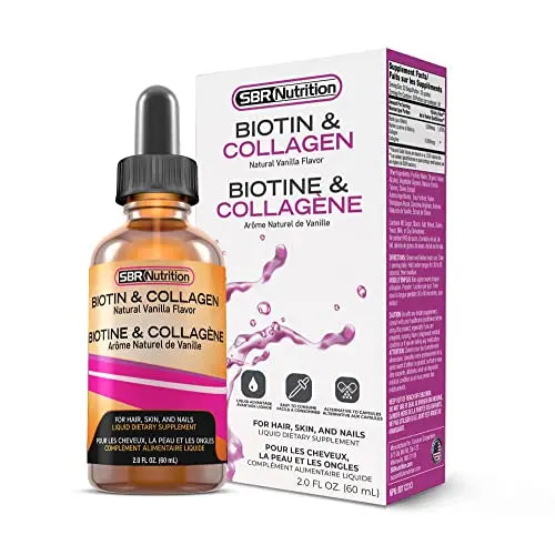 SBR Nutrition Biotin and Collagen Liquid Drops Daily Food Supplement, Vitamins SBR Nutrition Au supplements
