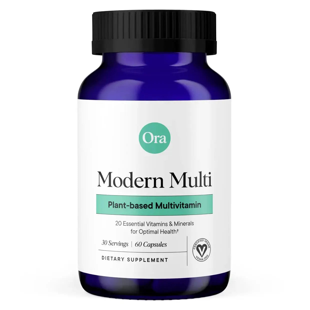 Ora Organic Plant Based Multivitamin for Women and Men, Bluelight Protection - Brain, Eye, Energy, Immune, Skin, Hair, Heart Ora Organic Au supplements