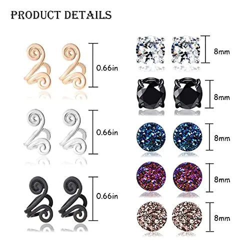 Ronglry Acupressure Slimming Earrings Therapy Weight Loss Earrings for Women Men Ronglry Au supplements