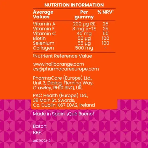 HALIBORANGE BEAUTY COLLAGEN GUMMIES Haliborange Au supplements