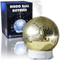 Disco Ball Diffuser Rotating - 300 ML Mirror Ball Oil Diffuser, Essential Oils Diffusers for Home SCANDINORDICA Au supplements