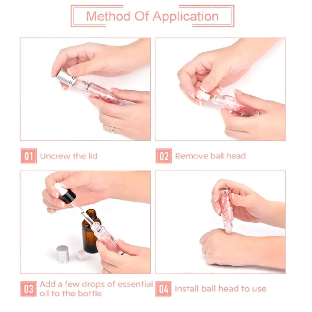 Padime 2 pcs | Premium Set | Real Jade Gua Sha Tool for Facial Skin Care + Glass Bottle for Your Oil Padimë Au supplements