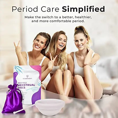 EcoBlossom Reusable Menstrual Disc with Removal String - The Most Reliable Medical Grade Silicone EcoBlossom Au supplements