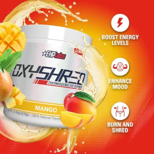 EHP Labs OxyShred Thermogenic Pre Workout Powder & Shredding Supplement - Clinically EHP Labs Au supplements