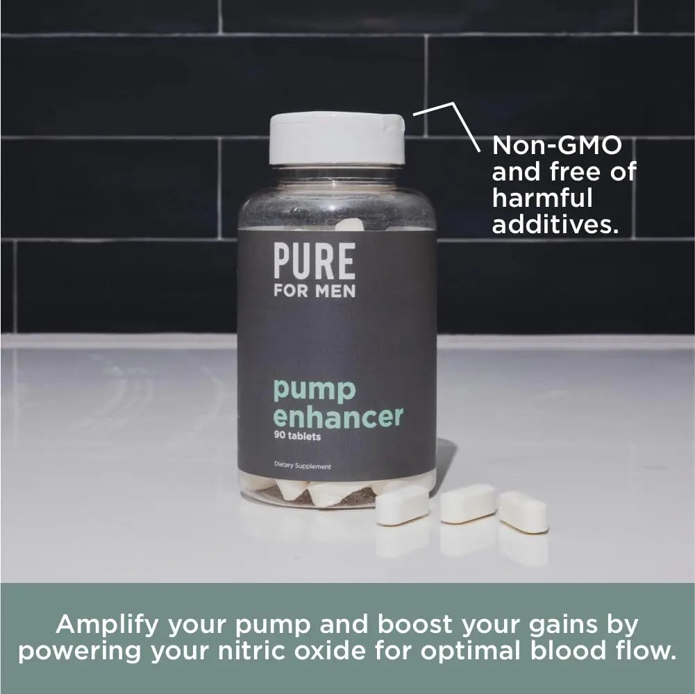 Pure for Men Pump Enhancer | Pre Workout Supplement for Muscle Pump, Stamina Pure for Men Au supplements