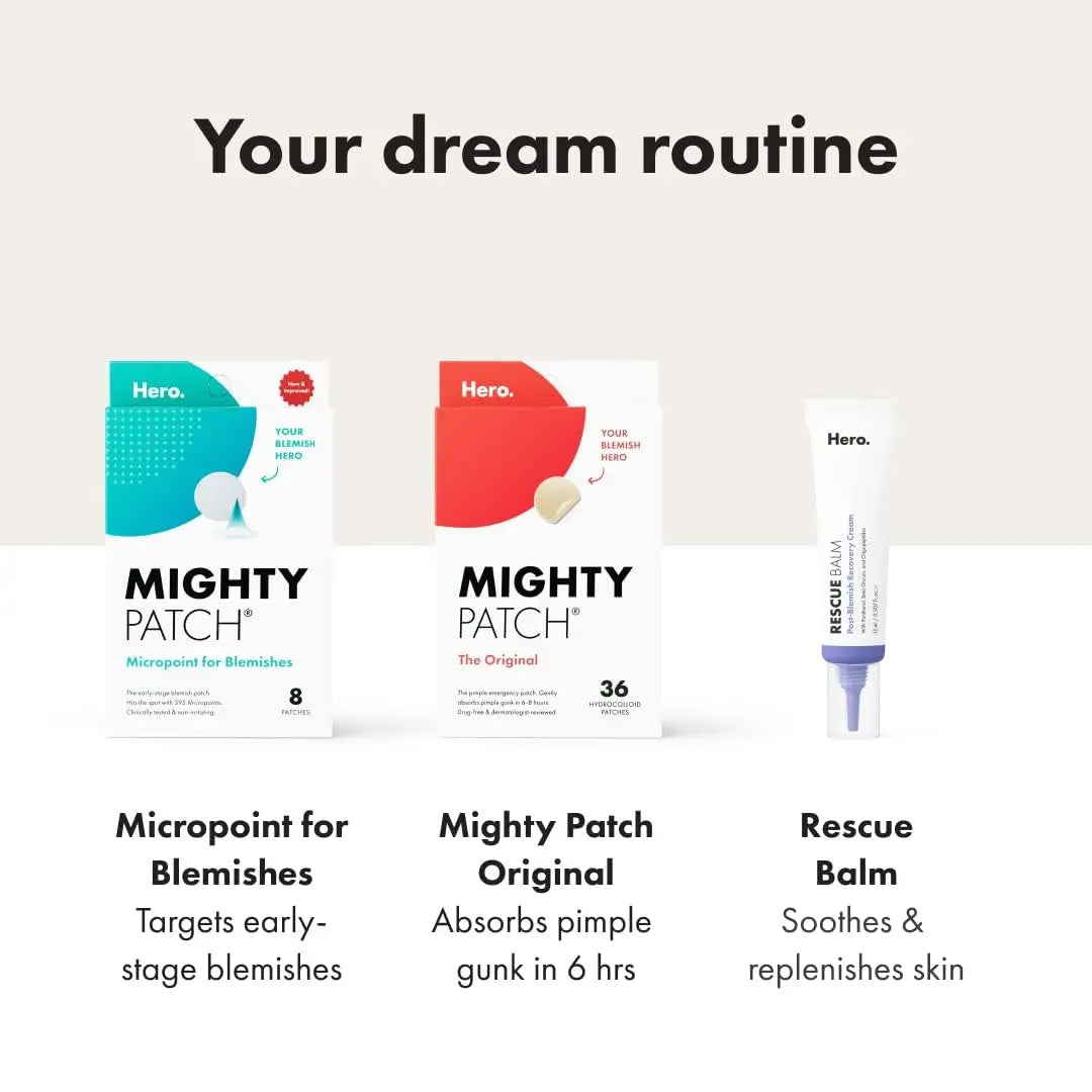 Mighty Patch Original from Hero Cosmetics - Hydrocolloid Acne Pimple Mighty Patch Au supplements
