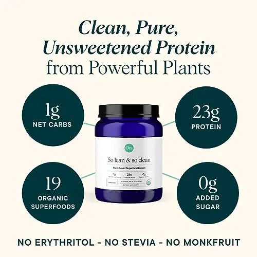 Ora Organic Vegan Protein Powder - 23g Plant Based Protein Powder for Women and Men Ora Organic Au supplements