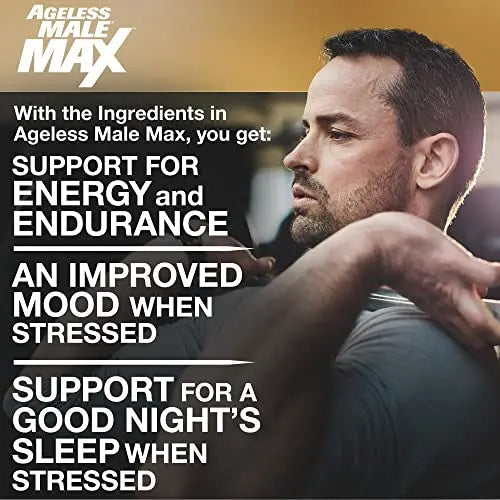 Ageless Male Max Chewable Nitric Oxide Booster Supplement for Men – High Potency New Vitality Au supplements