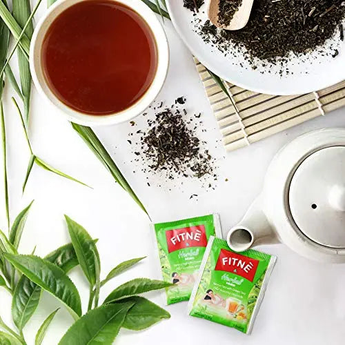 FITNE Green Tea Herbal Honey Lemon With Garcinia Senna Infusion Gentle Detox Cleanse FITNÈ Au supplements