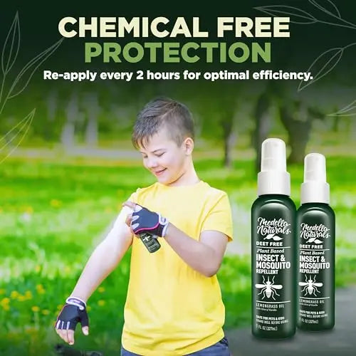 Deet-Free Insect & Mosquito Repellent Pack of 2 (8 oz) – Nice Smelling Medella Naturals Au supplements