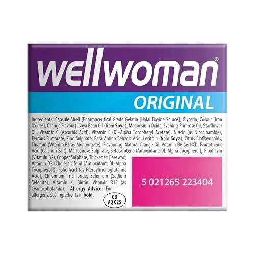 WELLWOMAN ORIGINAL CAPS Wellwoman Au supplements