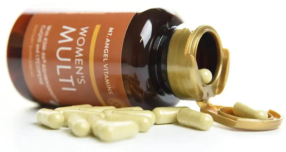 Mt. Angel Vitamins - Daily Womens Multivitamin - Adult Formula with Iron, Calcium, KSM-66 Ashwaganda, and a Potent Proprietary Herbal Blend Mt. Angel Vitamins Au supplements