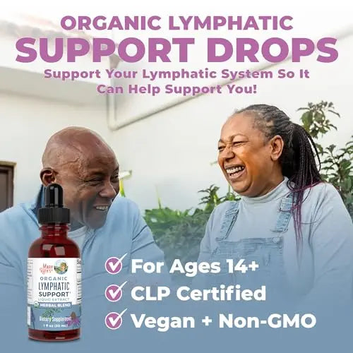 Lymphatic Support Drops | USDA Organic Lymphatic Cleanse Immune Support Supplement MaryRuth Organics Au supplements