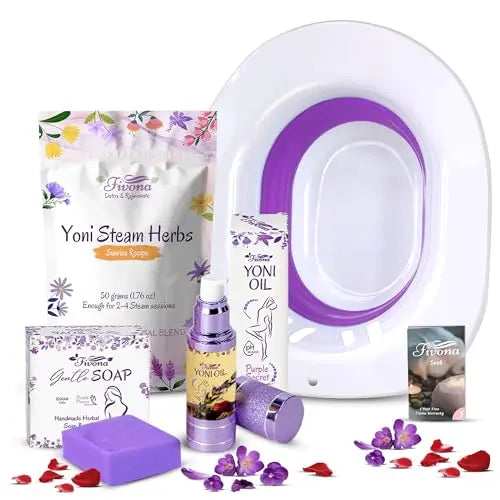FIVONA Yoni Care Kit 4 in 1 - pH Balanced Natural Yoni Oil, Herbal Bar Soap for Feminine V Wash, Detox FIVONA Au supplements