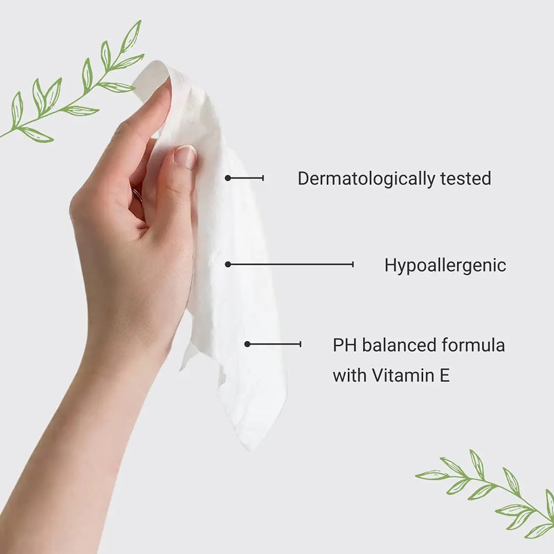 Veeda 100% Natural Cotton PH Balanced Hypoallergenic Feminine Wet Wipes, Safe Cleansing Cloths Veeda Au supplements