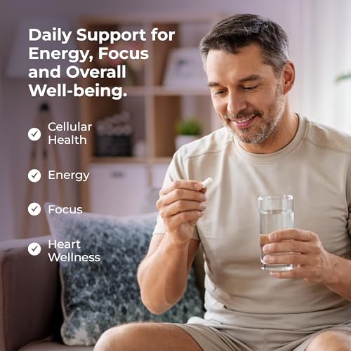Neurogan NMN + Resveratrol Capsules – Cellular Health & Energy Support – 1200mg Nicotinamide Mononucleotide and Trans-Resveratrol per Serving, 90 Count Neurogan Au supplements