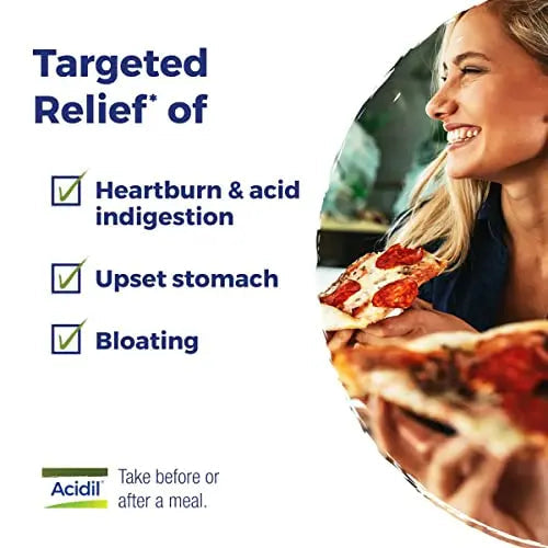 Boiron Acidil On The Go for Relief of Acid Reflux, Heartburn, Indigestion, Bloating, and Upset Stomach Boiron Au supplements