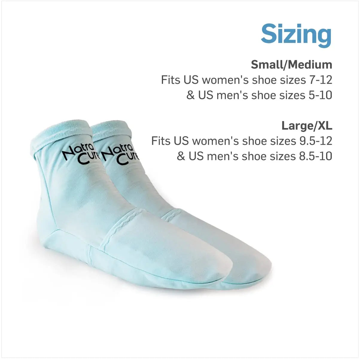 NatraCure Cold Therapy Socks - Reusable Gel Ice Frozen Slippers for Feet NatraCure Au supplements