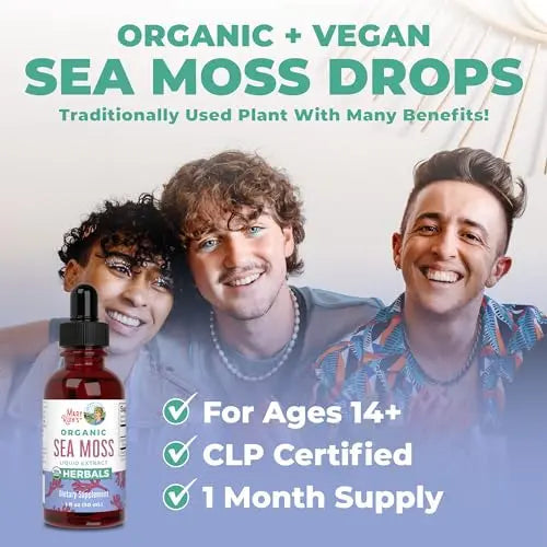 MaryRuth's Irish Sea Moss Liquid Drops | Sugar Free | SeaMoss for Gut Health and Immune MaryRuth Organics Au supplements