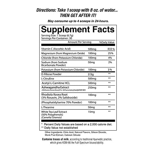 Origin Jocko Fuel Stim Free Pre Workout Powder with L-Citrulline, Nootropic for Endurance Jocko Fuel Au supplements