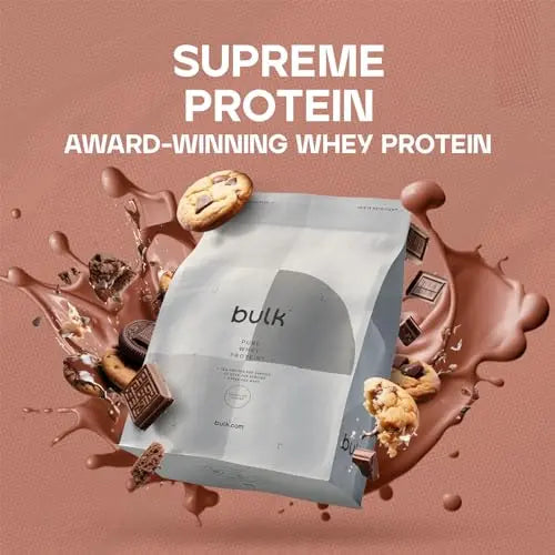 Bulk Pure Whey Protein Powder Shake, Chocolate Cookies, 500 g, Packaging May Vary Bulk Au supplements