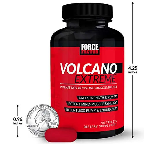 Force Factor Volcano Extreme Pre Workout Nitric Oxide Booster Supplement for Men Force Factor Au supplements
