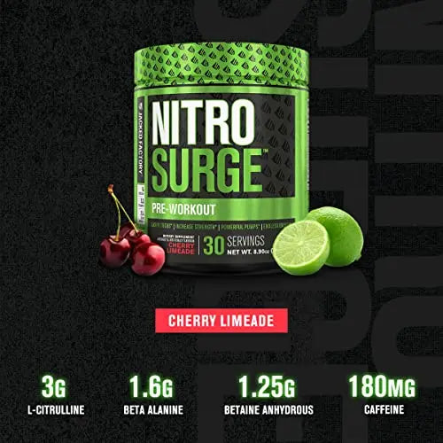 Jacked Factory Nitrosurge Pre Workout, N.O. XT Nitric Oxide Supplement & Build-XT Daily Jacked Factory Au supplements