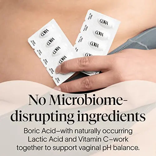 Cora Boric Acid Suppositories | Vaginal Suppository | pH Balance | Prevent Imbalance and Irregular Odor Cora Au supplements