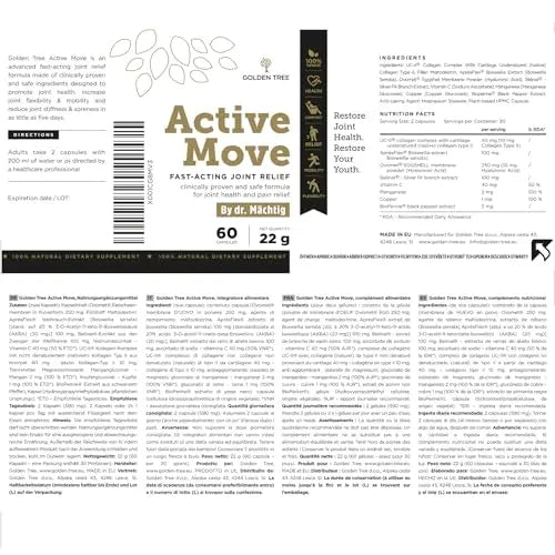 Golden Tree Active Move – Natural Joint Care Supplement Improves Joint Flexibility GOLDEN TREE Au supplements