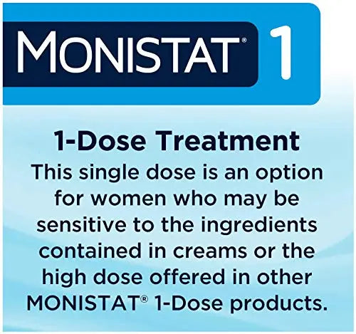 Monistat 1-Day Yeast Infection Treatment, Prefilled Applicator, 1 ea Monistat Au supplements