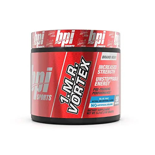 BPI Sports 1.M.R. Vortex Pre-Workout Powder, Blue Raz, 5.3 Ounce BPI Sports Au supplements