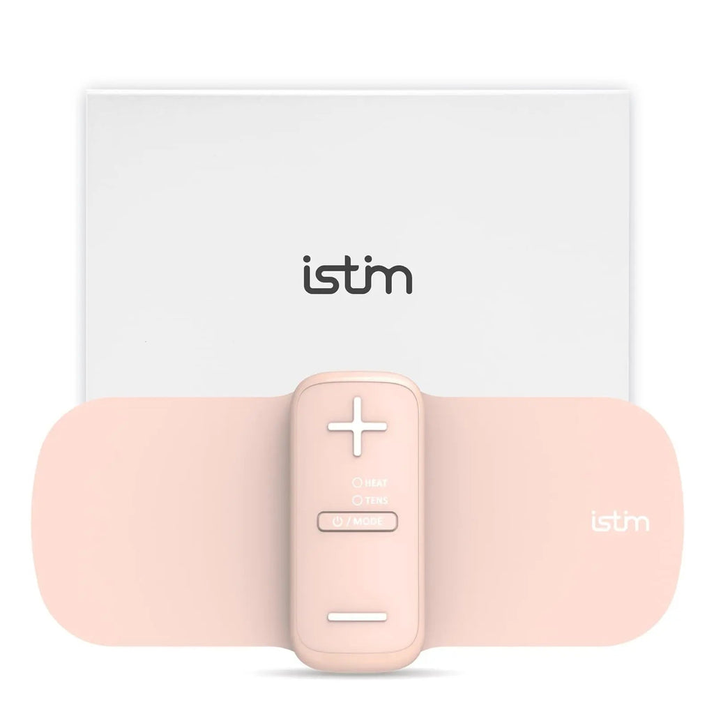 iStim S1 Wireless TENS Unit for Menstrual Relief – Period Pain Relief Device for Period Cramps and Back Pain, TENS Machine with Heat, Rechargeable Drug-Free TENS Massager with Japanese Gel Pads iSTIM Au supplements