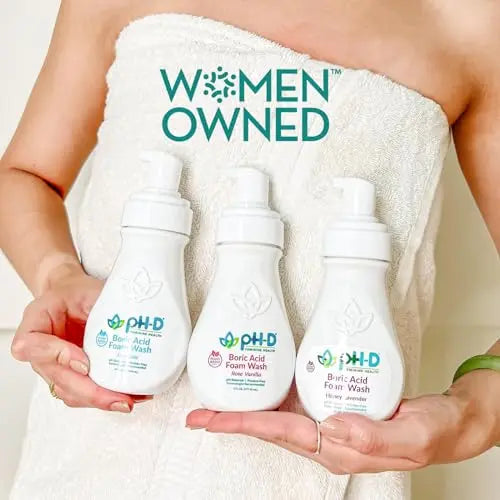 pH-D Feminine Health - Boric Acid Foam Wash - pH-Balanced, Paraben-Free, and Plant-based pH-D Feminine Health Support Au supplements