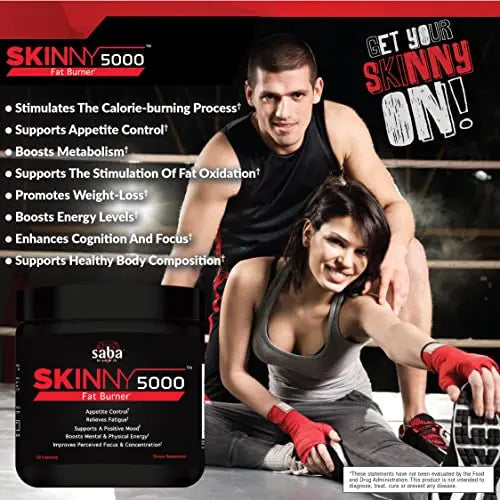 Saba Skinny 5000 -Fat Loss -Weight Loss-Appetite Control -Mild Jitter-Free Energy- Focus Saba Au supplements