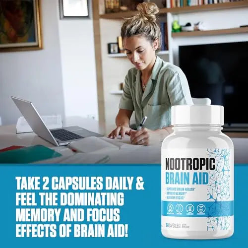 Nootropic Brain Aid | #1 Rated Focus & Memory Supplement | Improve Concentration EPN Supplements Au supplements