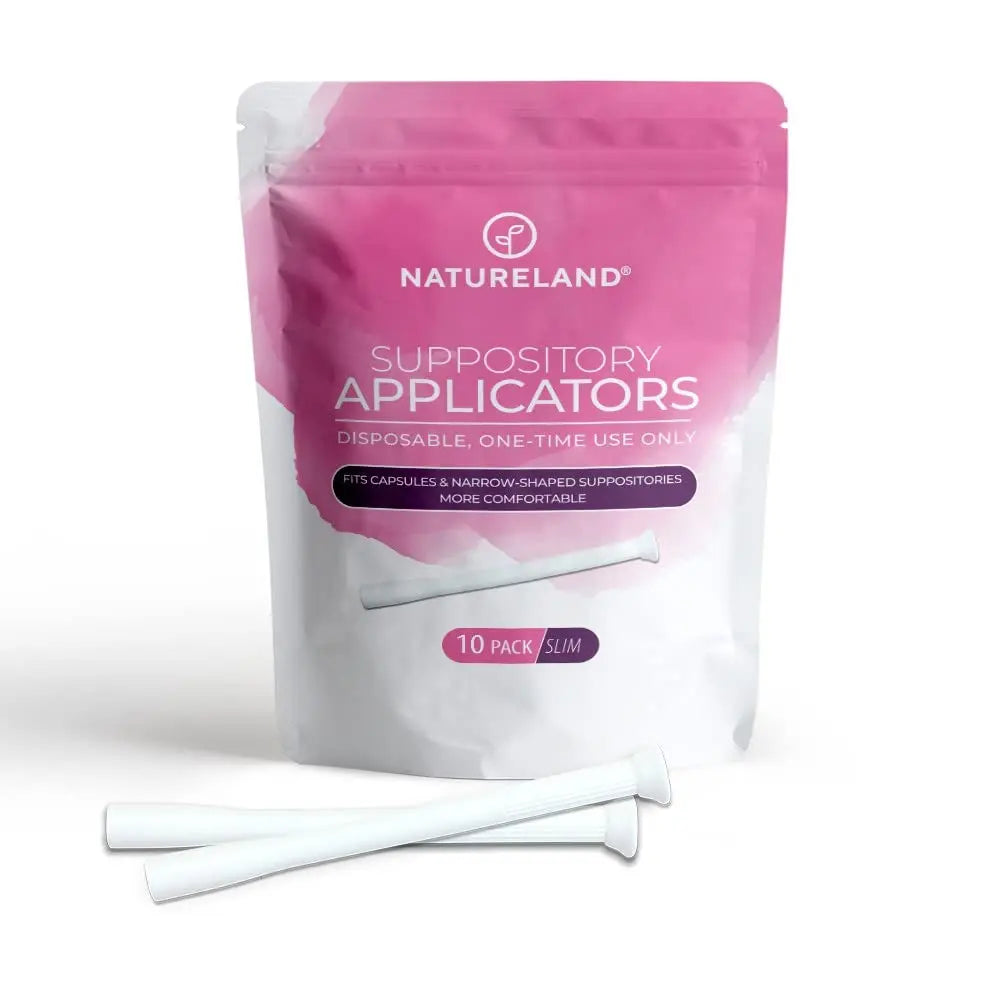 Natureland [10 Pack] Vaginal Suppository Applicators for Women, Soft Tip Auxiliary Tool for Pills Natureland Au supplements