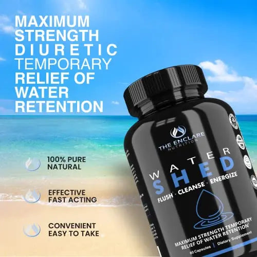 Water Pills Diuretic Water Retention, Liver Detox, Kidney Cleanse, Weight, Swelling THE ENCLARE NUTRITION Au supplements