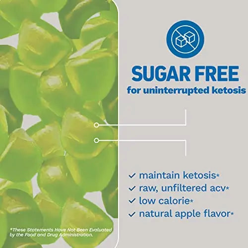 Herbtonics Keto Apple Cider Vinegar Gummies - Digestion & Detox Support - Sugar Free Keto Herbtonics Au supplements