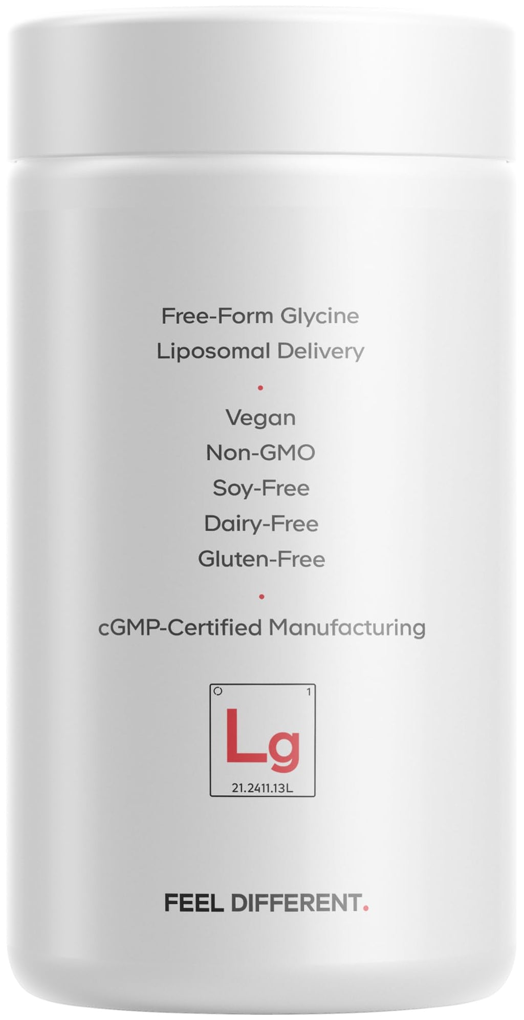 Codeage Liposomal Glycine+ Supplement - Free-Form Glycine 1,500 mg with Liposomal Delivery - 2-Month Supply - Amino Acid Capsules - Protein Support - Glycine Vitamins - 180 Capsules Codeage Au supplements