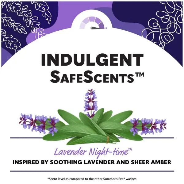 Summer's Eve Night-Time Cleansing Wash, Lavender, 12 Fl Oz (Pack of 3) Summer's Eve Au supplements