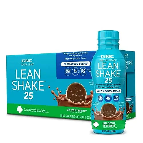 GNC Total Lean | Lean Shake 25, To Go Bottles | Low-Carb Protein Shake to Improve Weight GNC Au supplements